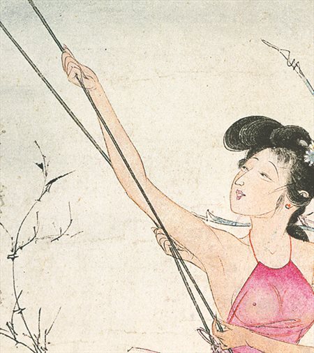 宽甸-胡也佛的仕女画和最知名的金瓶梅秘戏图